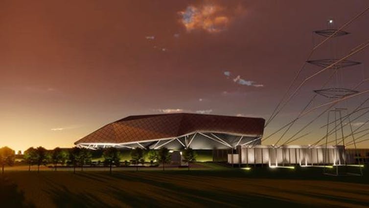 small modular reactor mock up