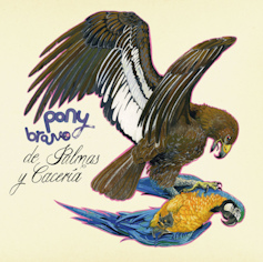 Portada del álbum _De palmas y cacería_ de Pony Bravo.