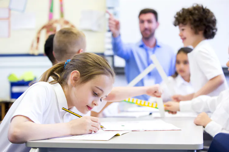 Children in classroom