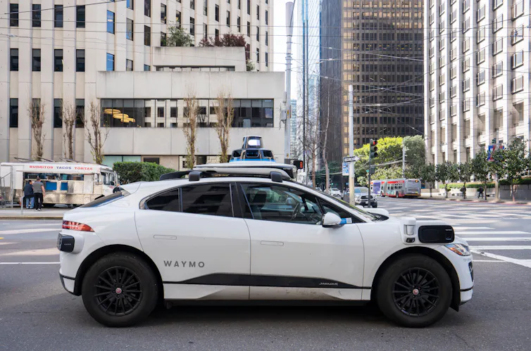 Waymo car in San Francisco