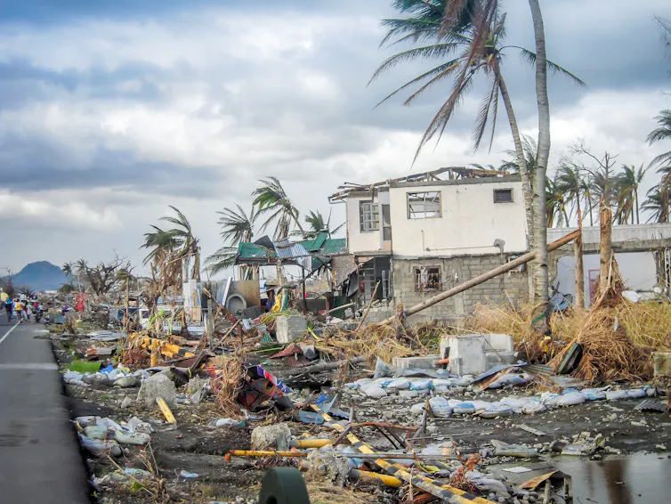 Hurricane damage