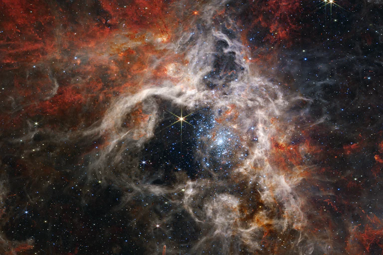 Image of the Tarantula nebula – a starforming region.