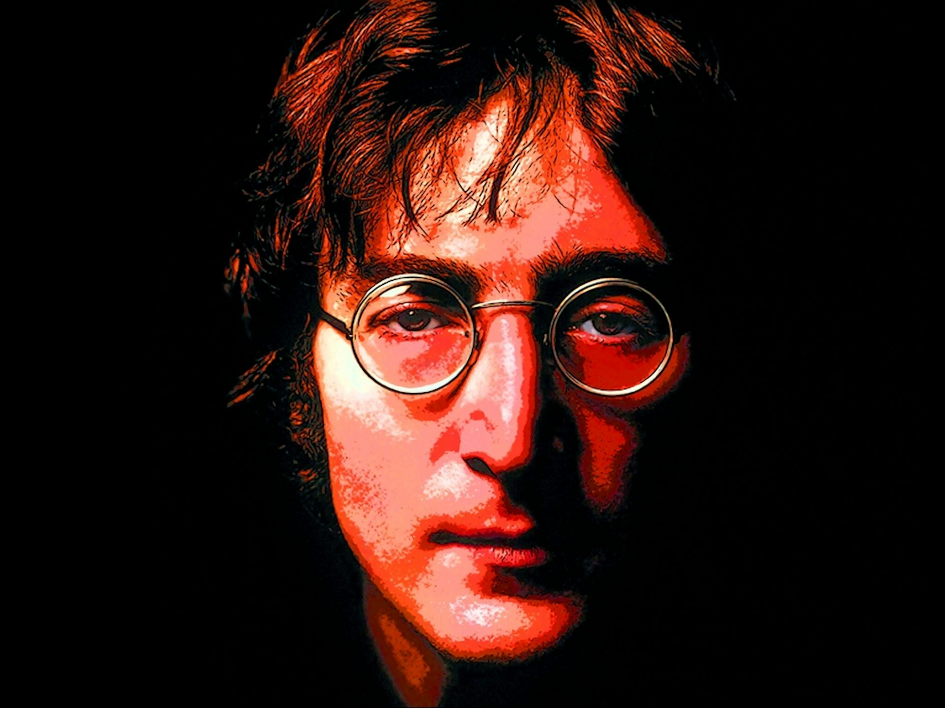 John Lennon wore contact lenses that kept on pinging out. Then he smoked pot and the rest is history