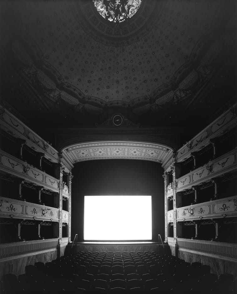 An ornate cinema.