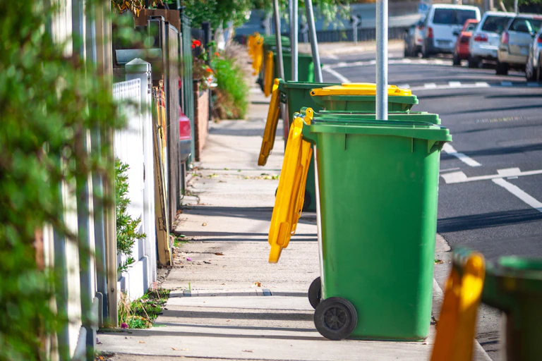recycling bins street