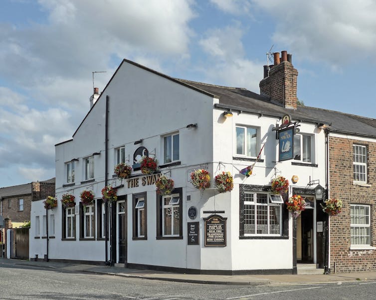 Exterior of The Swan pub, York.