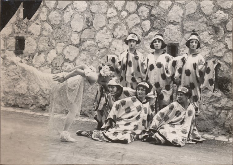 A group of dancers