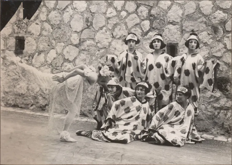 A group of dancers