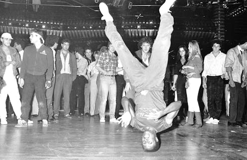 How do breakdancers avoid breaking their necks?