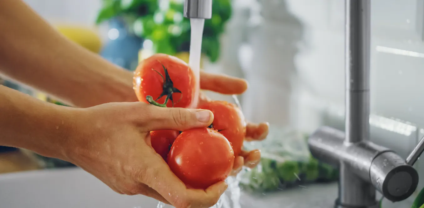 Why you should always wash fruit and veg before eating them – and the best technique to use