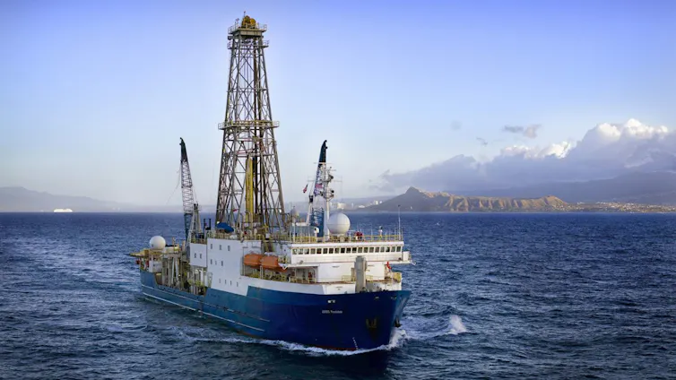 O navio de pesquisa Joides Resolution