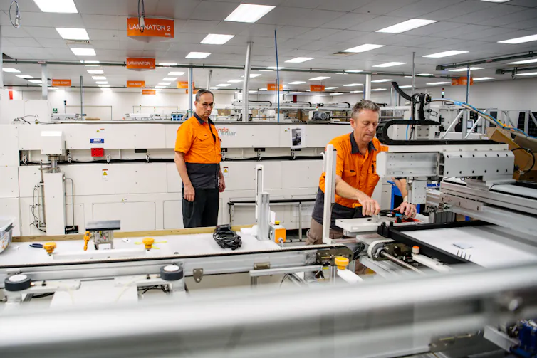 australian solar factory