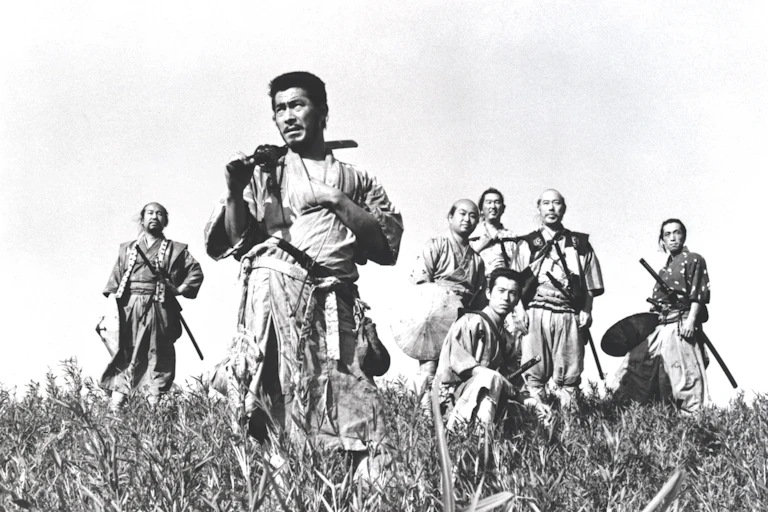Samurai in a field