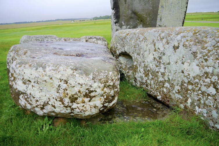 A pedra do altar em Stonehenge