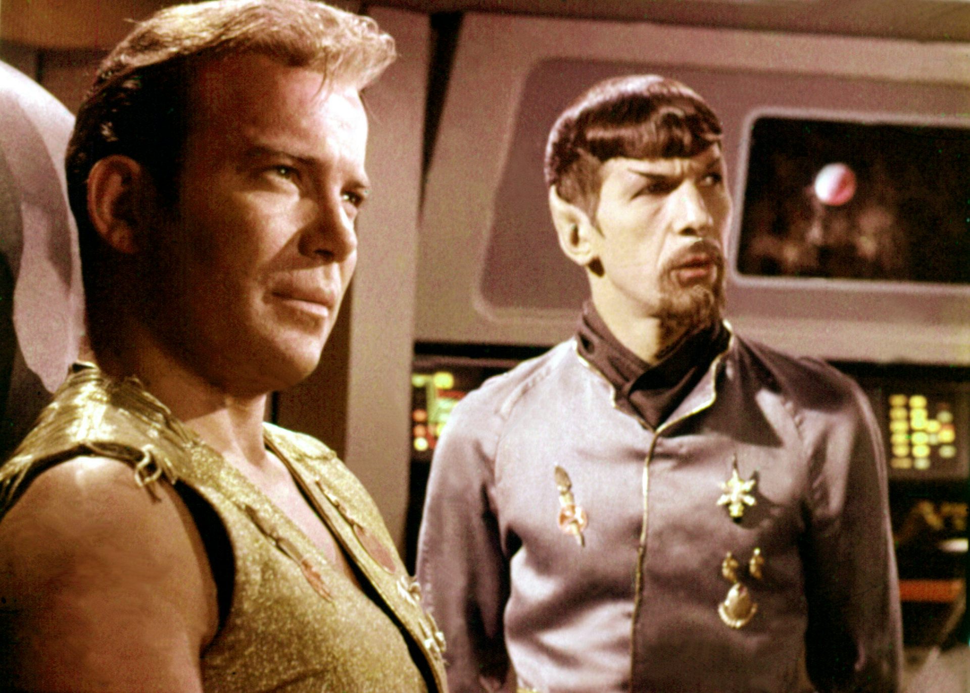 Spok with facial hair.