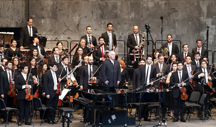 An orchestra.