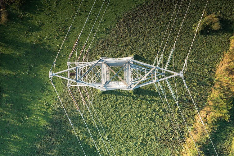 transmission lines in rural