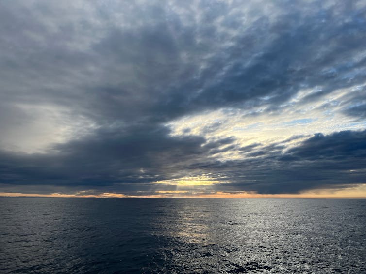 Open ocean.