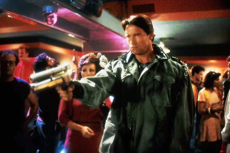 Arnold Schwarzenegger as the T-800