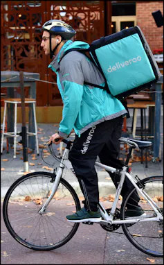 Photo of delivery driver