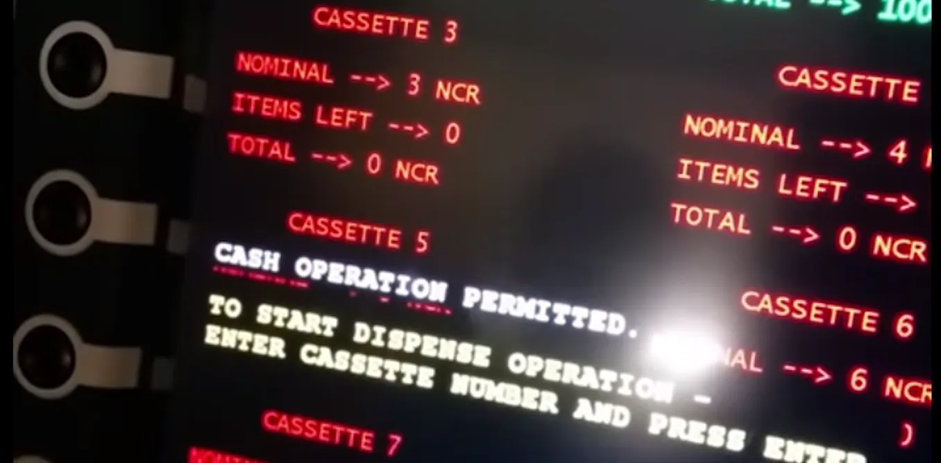 when the atm runs windows how safe is