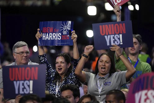 Democratic Party’s embrace of organized labor in 2024 elections has long roots that had started to wither