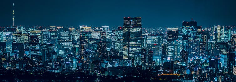 tokyo night panorama