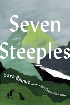 Cover for Seven Steeples showing mountains and a dog
