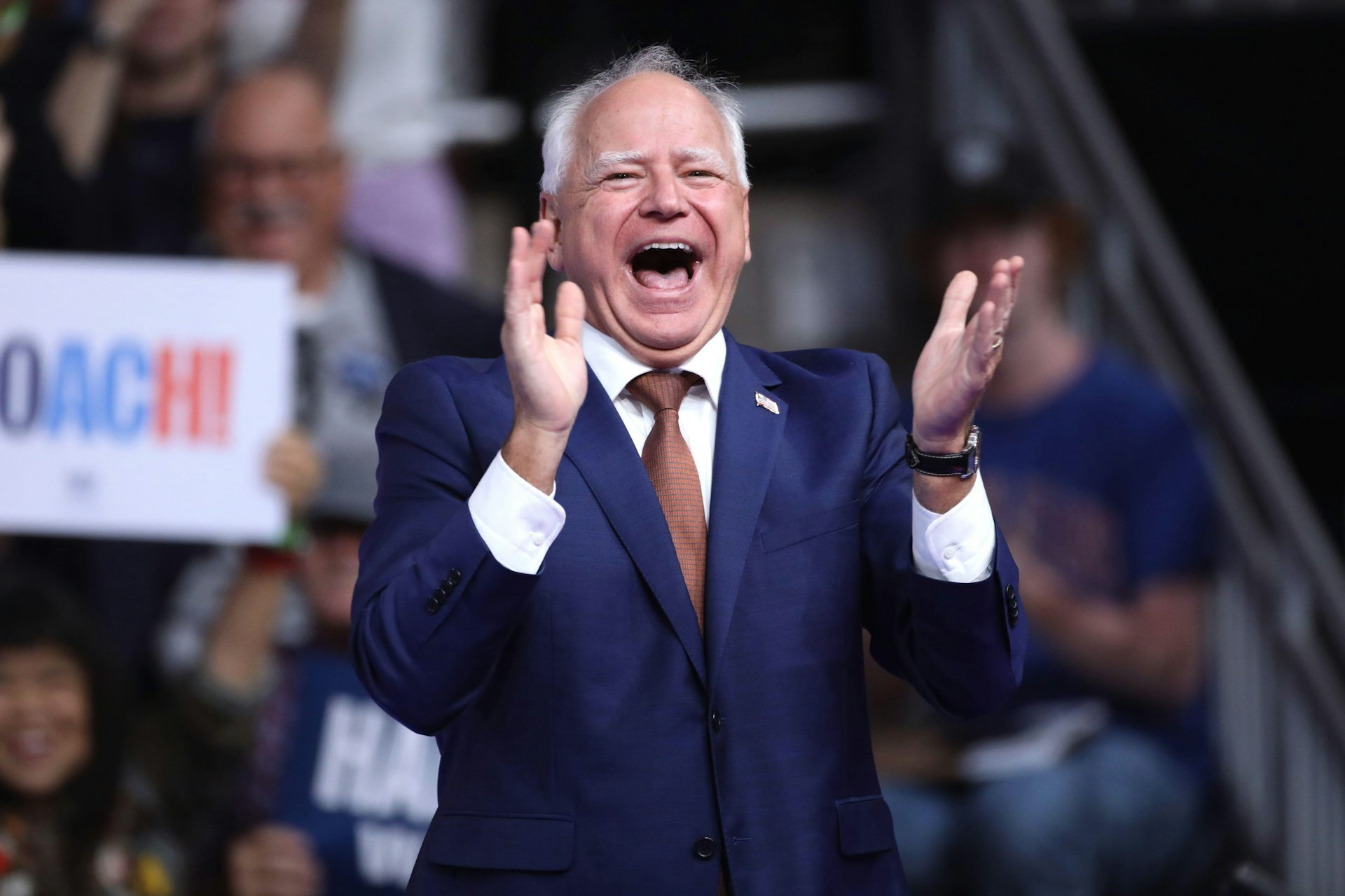 Vice-presidential hopeful Tim Walz embraces his small-town ...