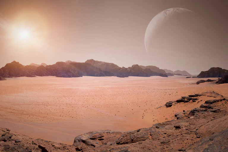 Artist's impression of alien planet