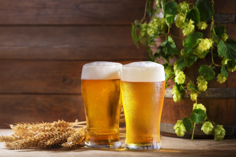 Image of two glasses of beer.