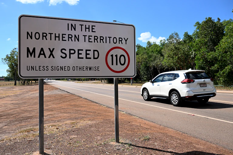 A sign in NT says the max speed limit is 110, unless signed otherwise.