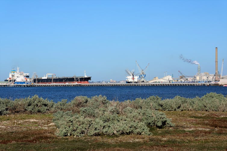 geelong refinery wharf