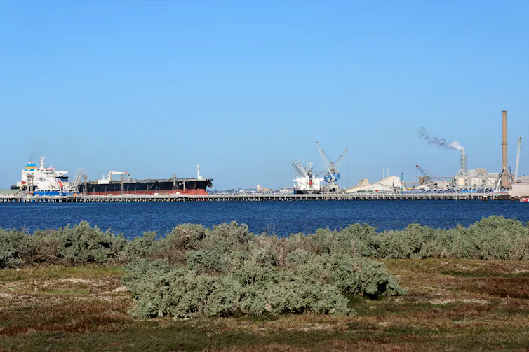geelong refinery wharf