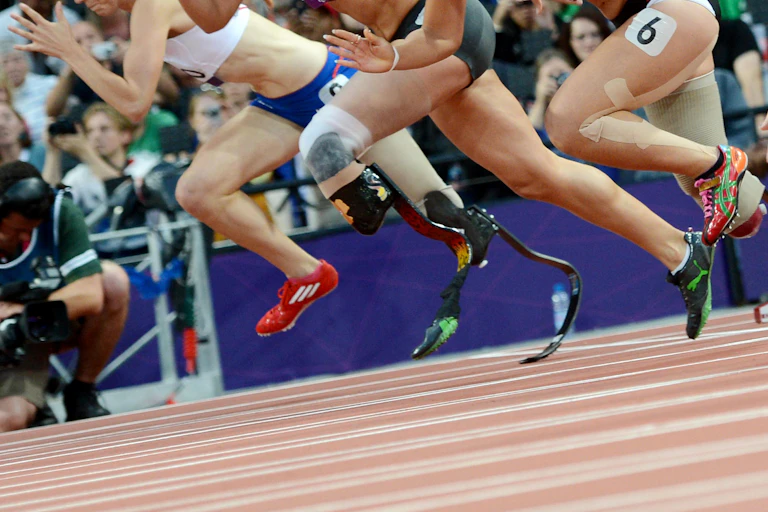 The women's 100m heat one at London's Paralympic Games in 2012.