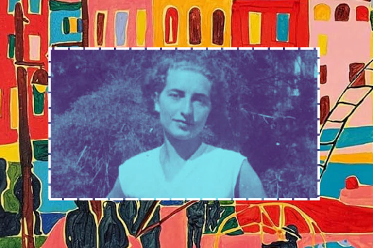 Cover of book with Helen Wolff on top.