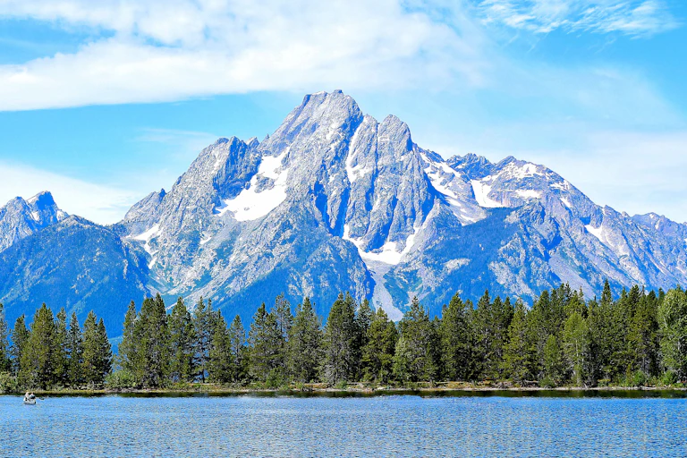 moutainscape in Grand Teton National Park near Jackson Hole