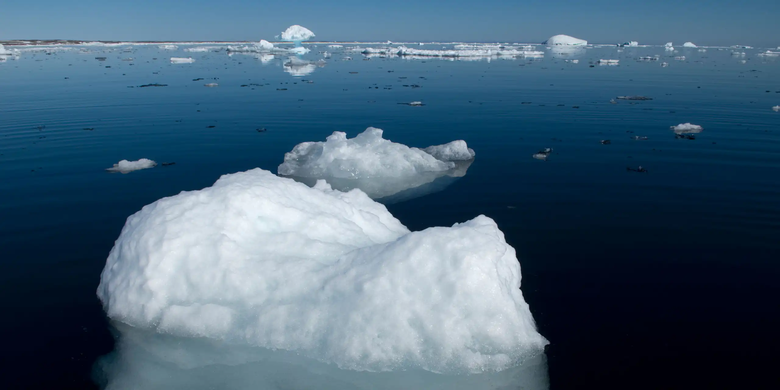 Iceberg in Arctic melting