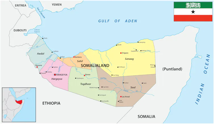 Carte du Somaliland