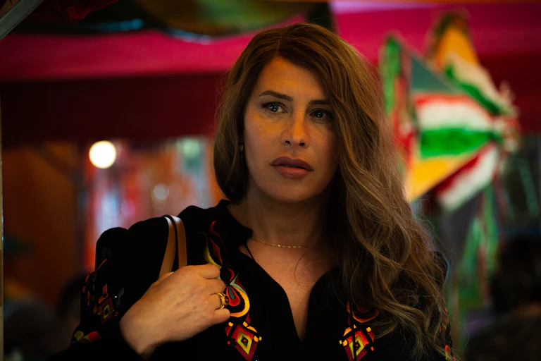 L'actrice Karla Sofia Gascón incarnant Emilia Perez dans le film éponyme de Jacques Audiard