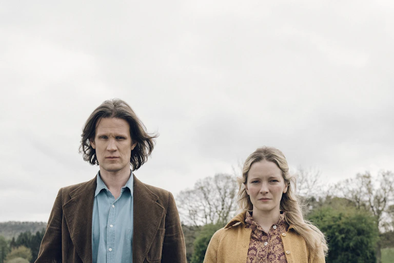 Richard (Matt Smith) and Juliette Willoughby (Morfydd Clark) in Starve Acre.