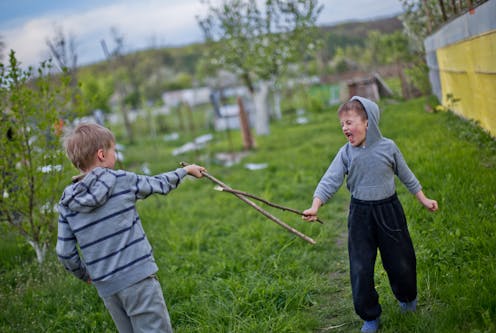 Do your boys fight with sticks, Nerf guns and fake swords all the time? Here’s why they do it