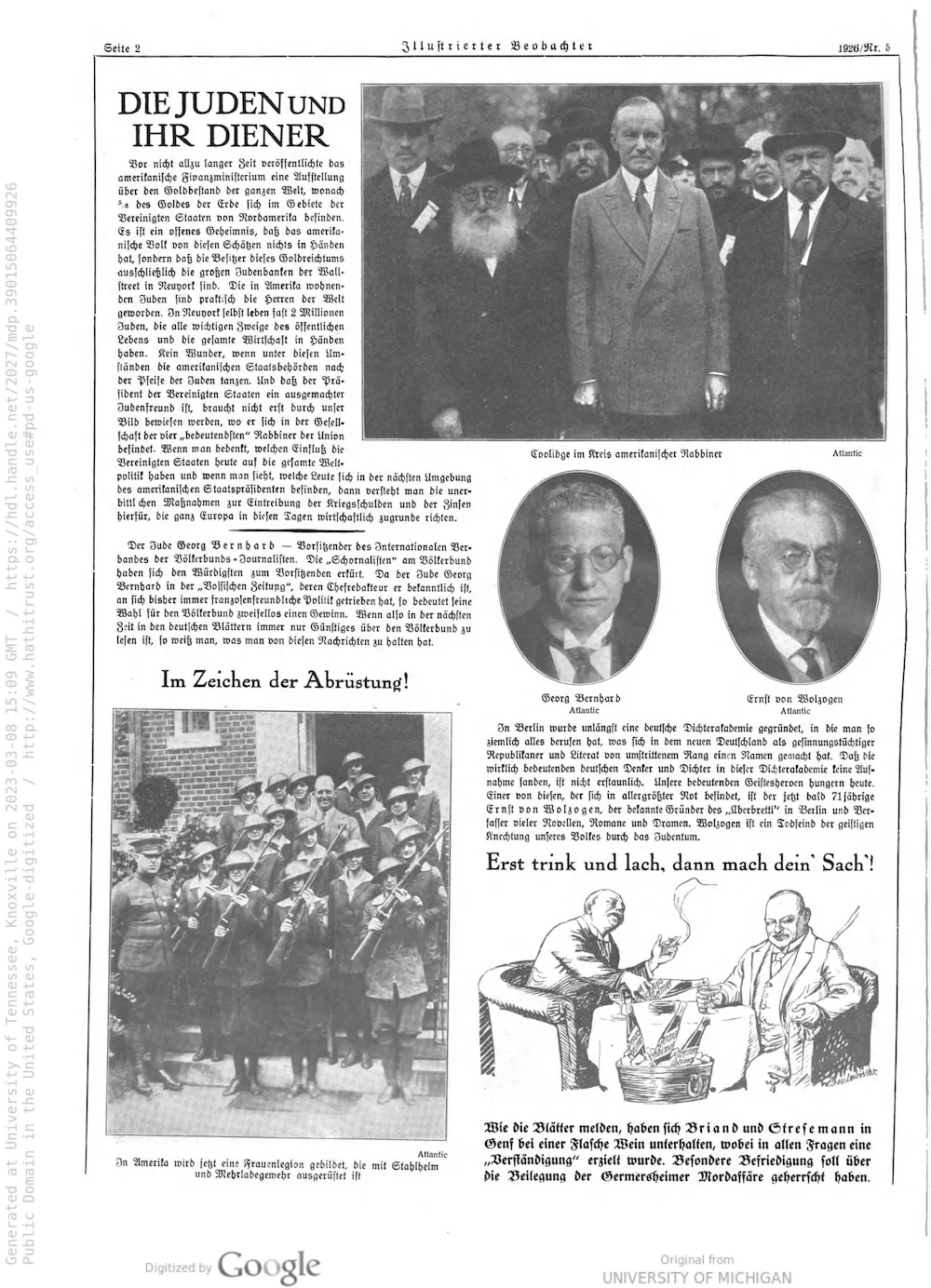 Nazi Eedit A Nazi magazine regularly published manipulated photos and ...