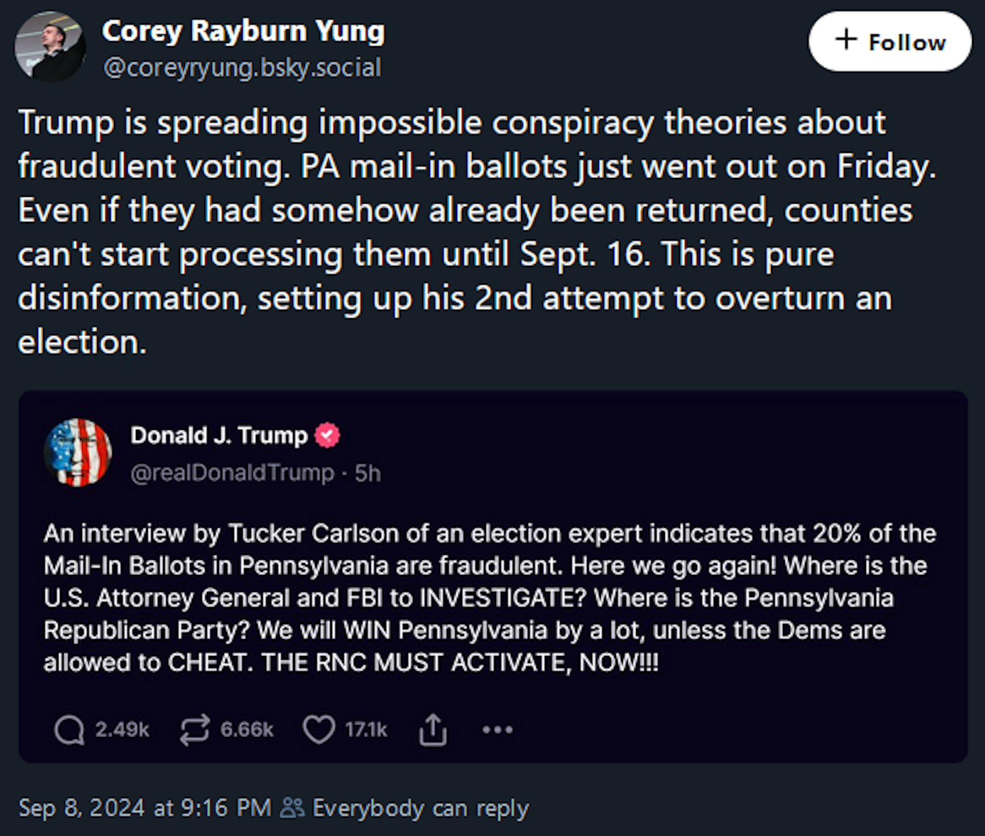 Pennsylvania’s mailin ballot system has a problem − but it’s not what