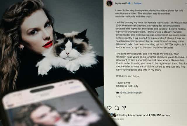 Could Taylor Swift’s endorsement of Kamala Harris make a