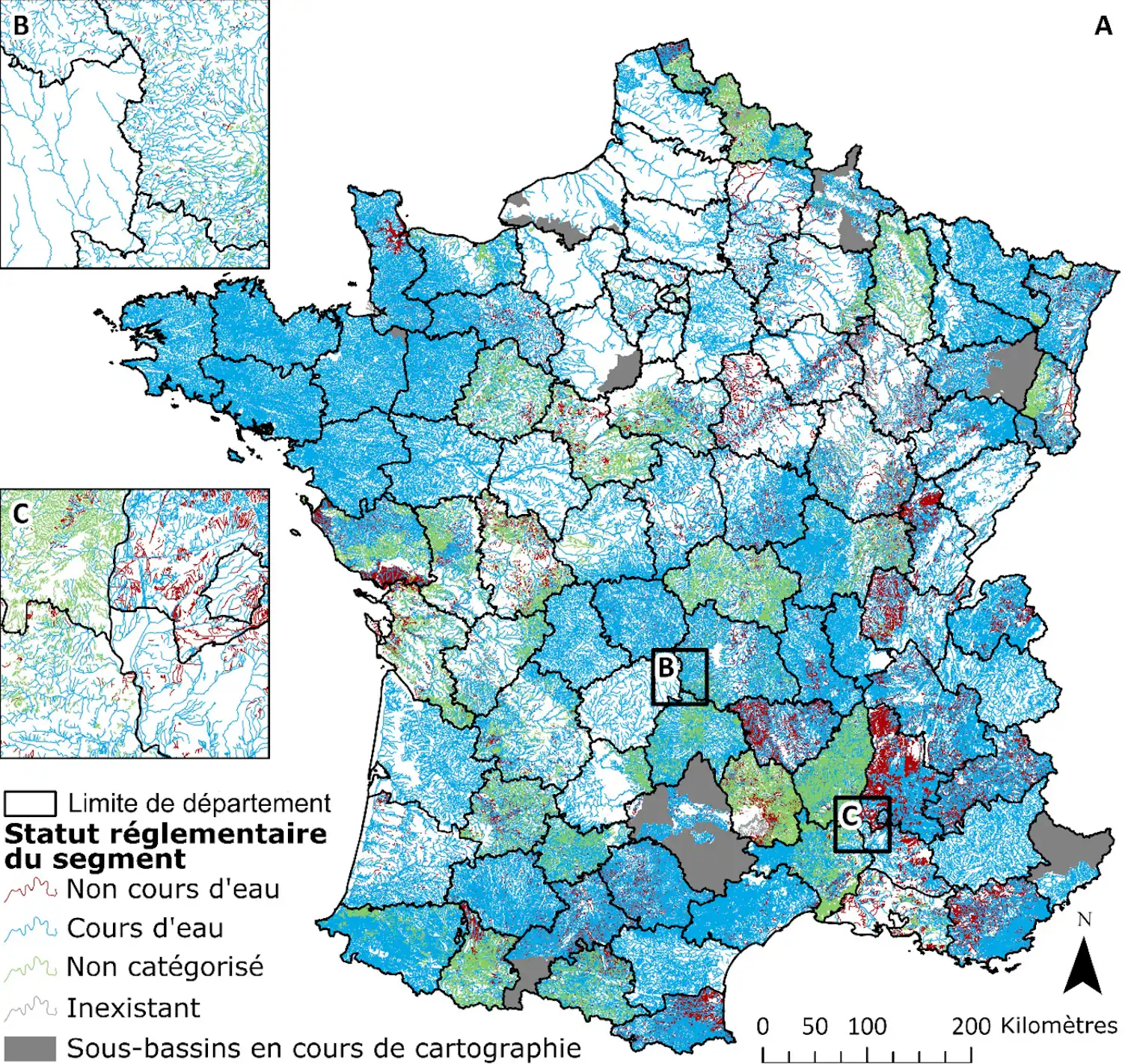 Eau Rplnd Une cartographie inédite révèle les inégalités de protection des cours ...