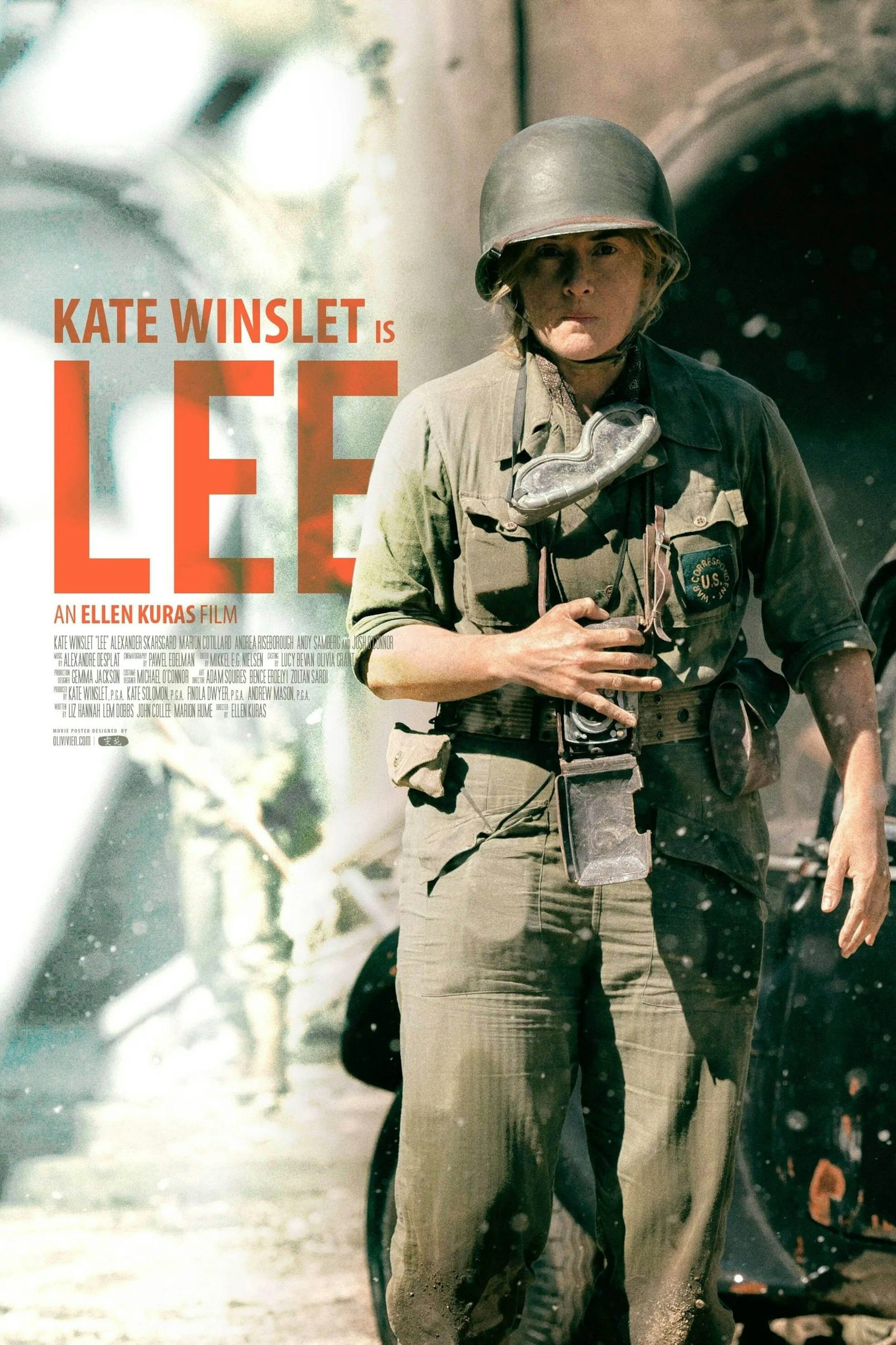 A film poster for Kate Winslet's biopic Lee, about the US war photographer Lee Miller.