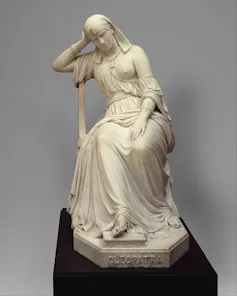 Sculpture of Cleopatra by William Wetmore Story, The Metropolitan Museum of Art.