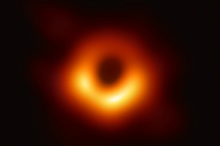 A supermassive black hole at the core of Messier 87.