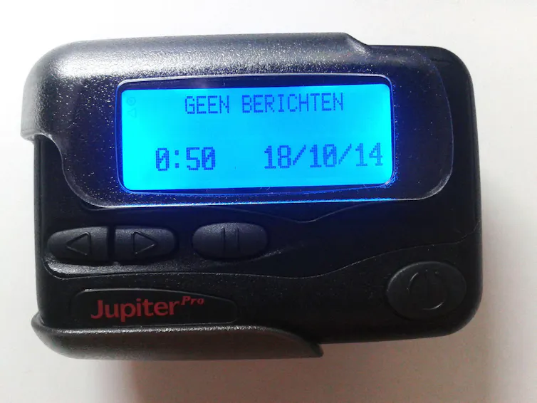 A pager of the make involved in the attacks on Hezbollah.